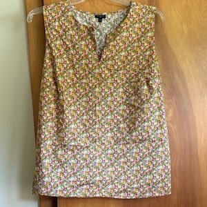 Talbots Multicolor Floral Blouse